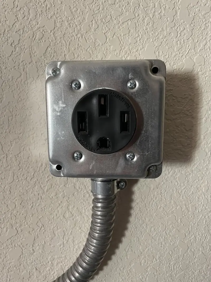 NEMA 14-50 outlet installed for Smart Home Electrical in Marine City